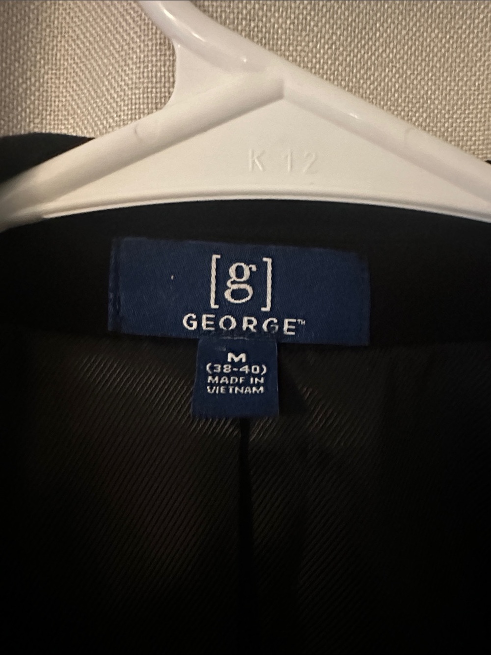 George Men's Black Two-Button Performance Jacket - Picture 2 of 3